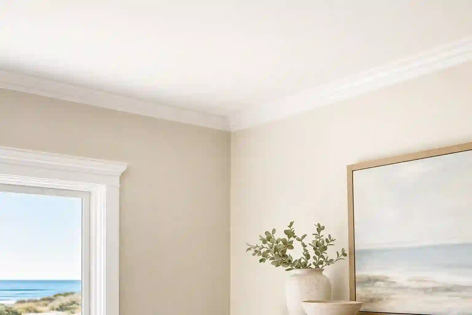 Ceiling repair, blended